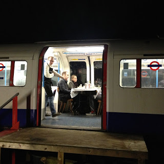 London Victoria Line carriage supperclub