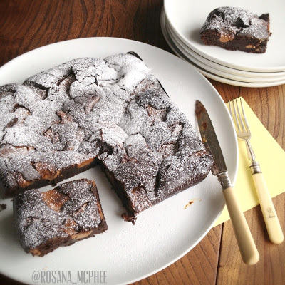Flourless chocolate brownie with salted caramel recipe