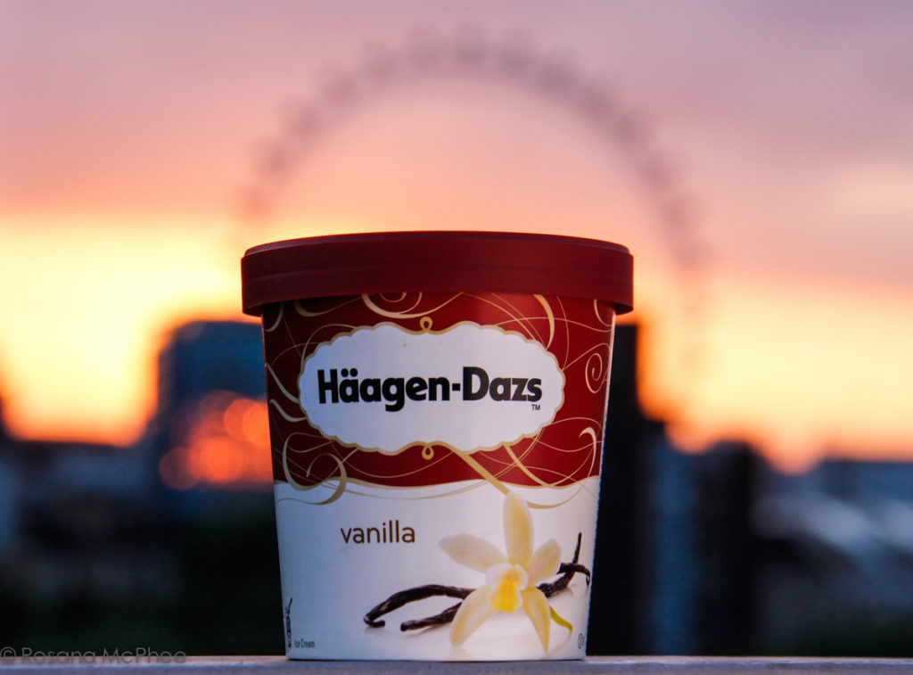 making real ice cream with Häagen Dazs #realornothing