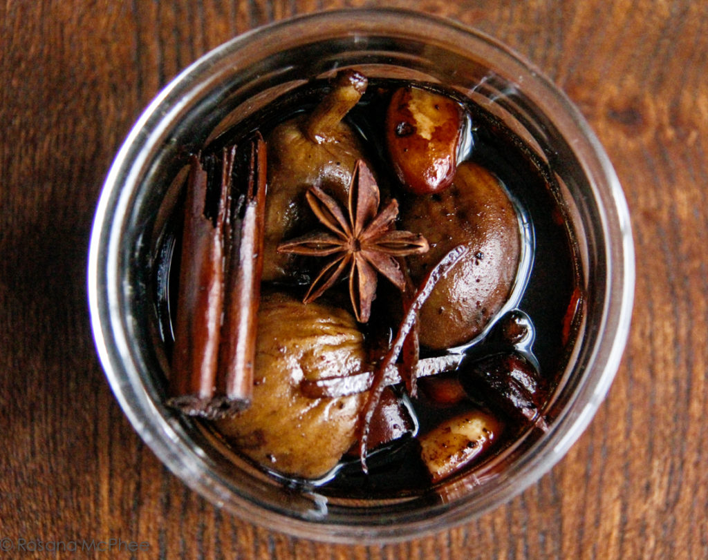 Pickled figs and Brazil nuts preserve recipe