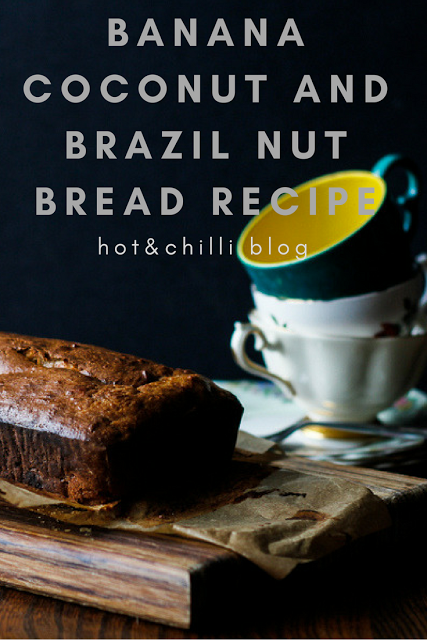 banana, coconut and Brazil nut bread recipe 