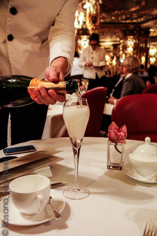 luxury champagne afternoon tea: Café Royal at Oscar Wilde Bar