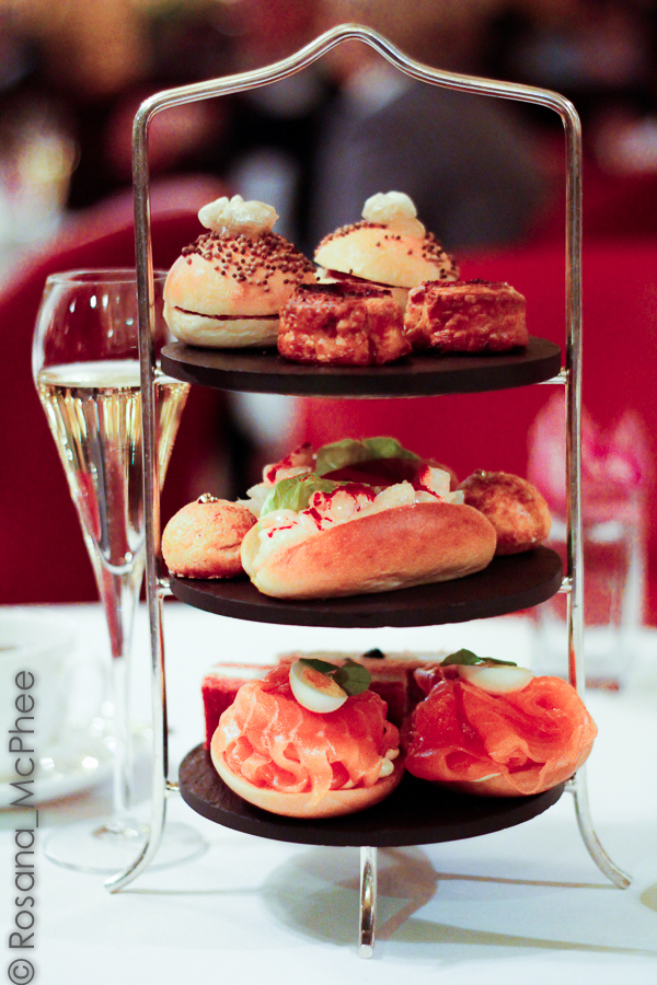 luxury champagne afternoon tea: Café Royal at Oscar Wilde Bar