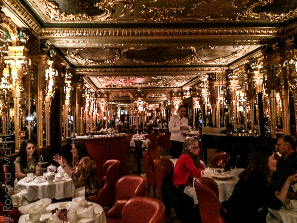 luxury champagne afternoon tea: Café Royal at Oscar Wilde Bar
