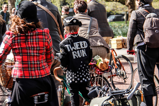 Tweed Run, a stylish bicycle ride in London