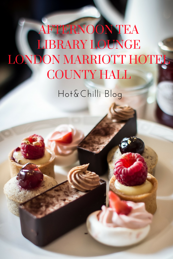 Afternoon Tea at the Library Lounge, London Marriott Hotel County Hall