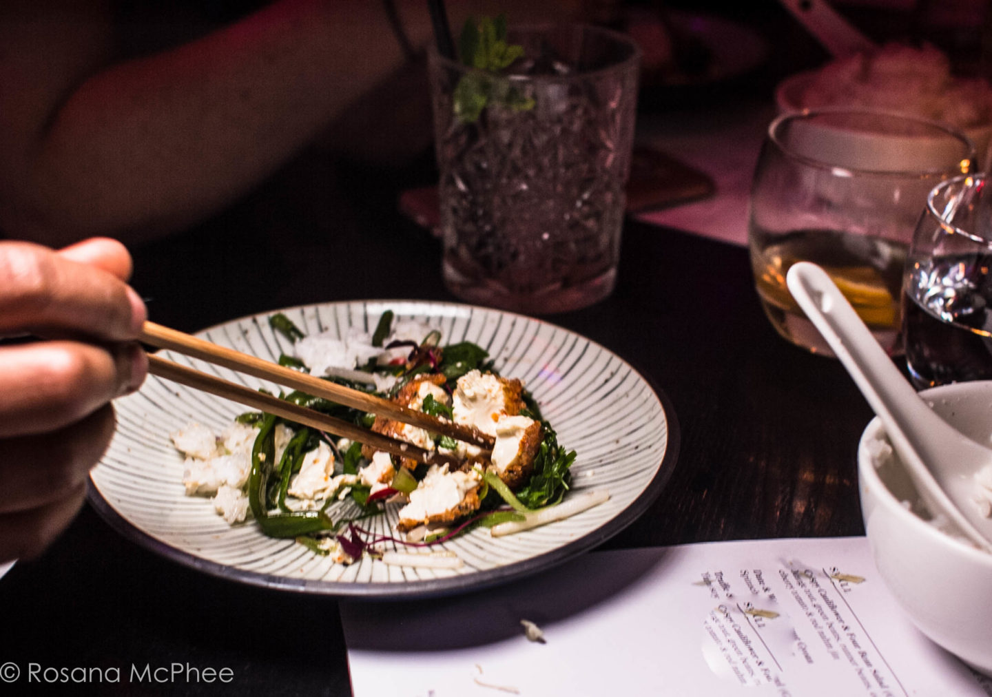 Circus Vegan Tasting Menu and Show in London - Chilli Crusted Tofu