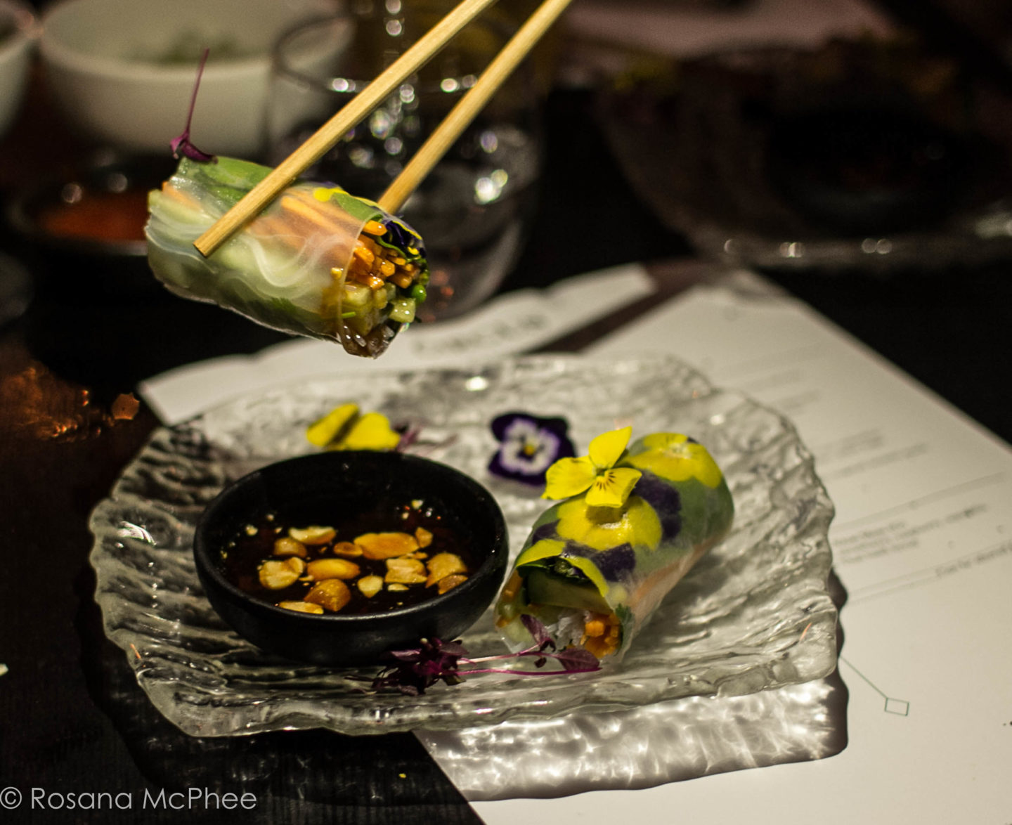 Circus Vegan Tasting Menu and Show in London - Banh Trang Rolls Circus Vegan Tasting Menu and Show in London - Banh Trang Rolls