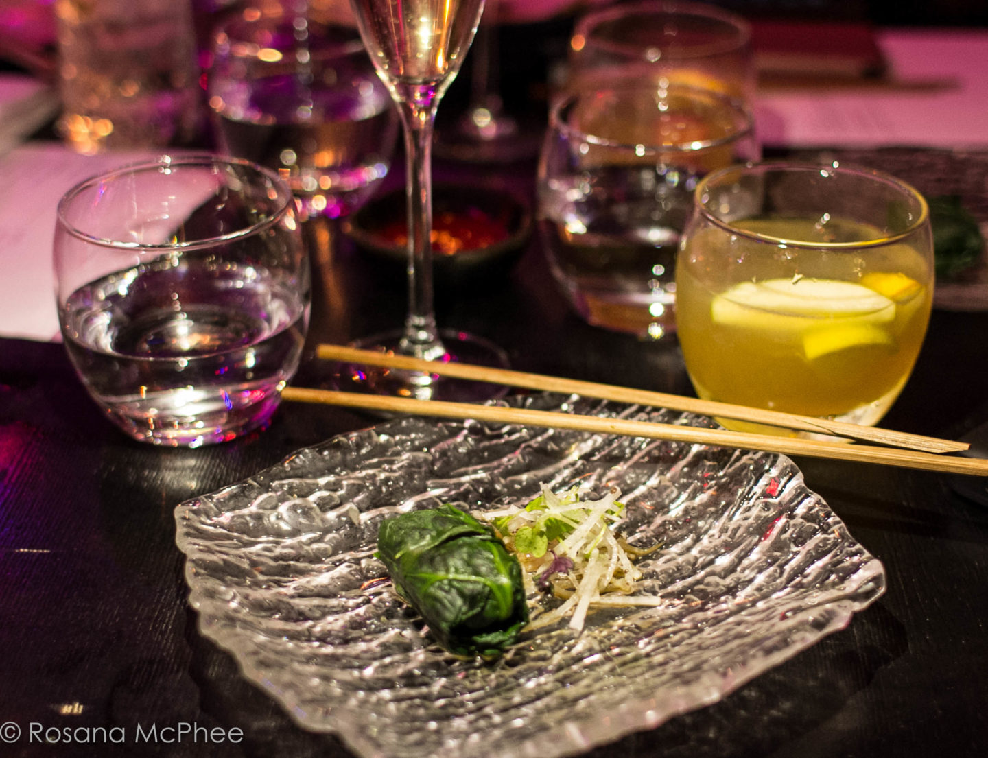 Circus Vegan Tasting Menu and Show in London - Truffle & Mushroom Spinach Parcel Circus Vegan Tasting Menu and Show in London - Truffle & Mushroom Spinach Parcel