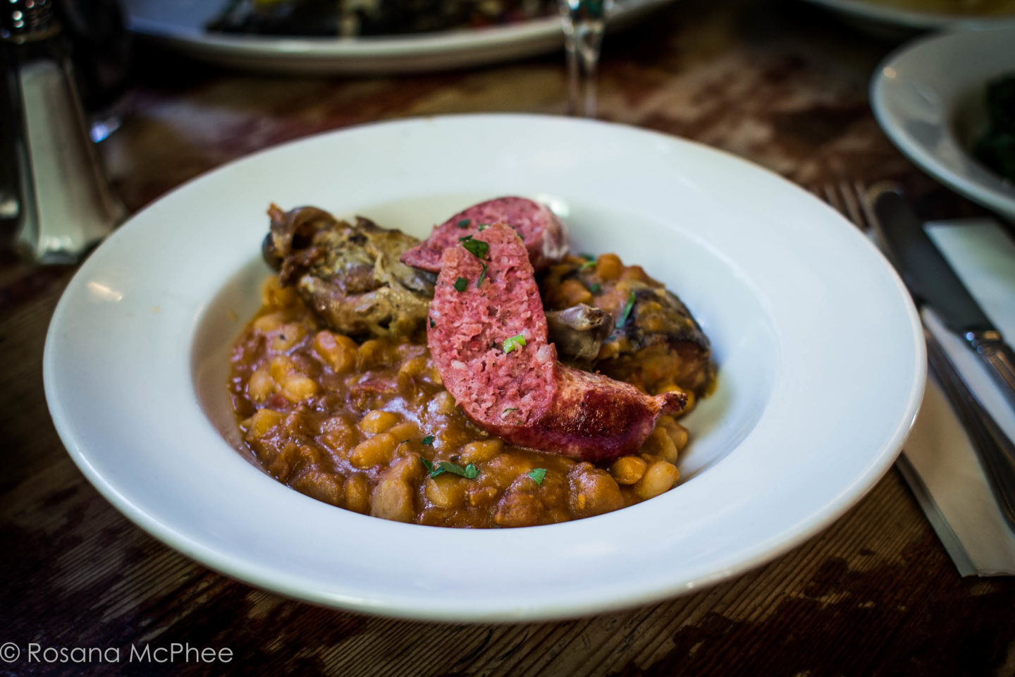 Bastille Day menu at Le Garrick, London - Cassoulet de Toulouse Bastille Day menu at Le Garrick, London